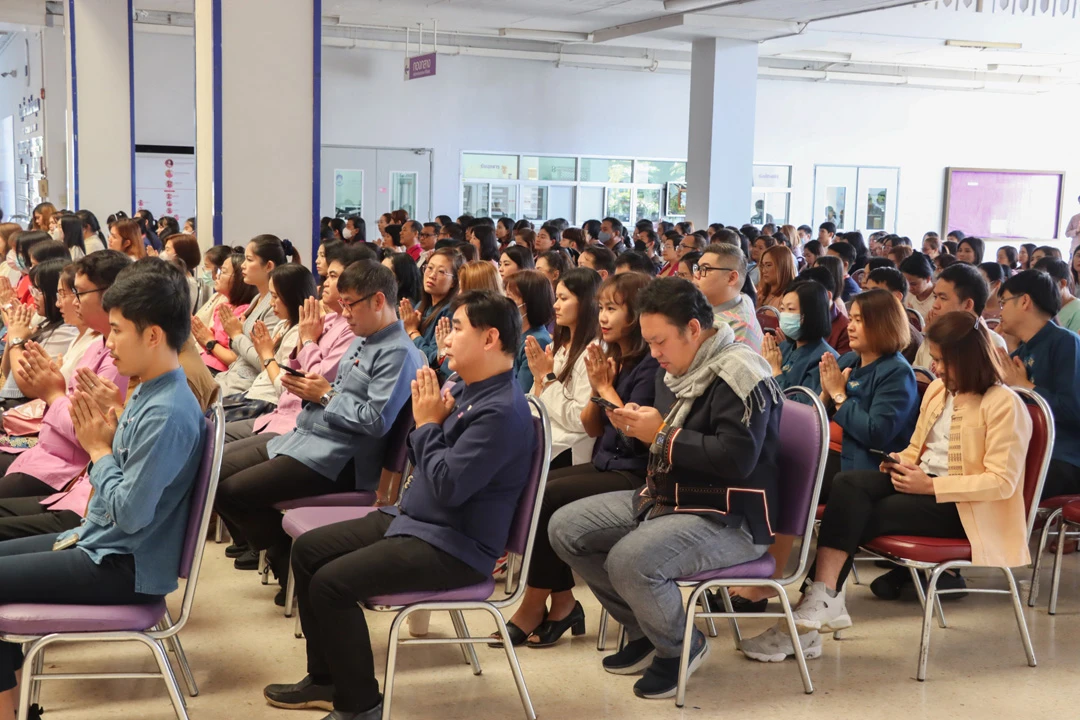 The Planning Division Participates in the New Year's Blessing Ceremony "Huem Boon, Khun Pee Mai, Hoi Duang Jai Jao UP" for the Year 2024