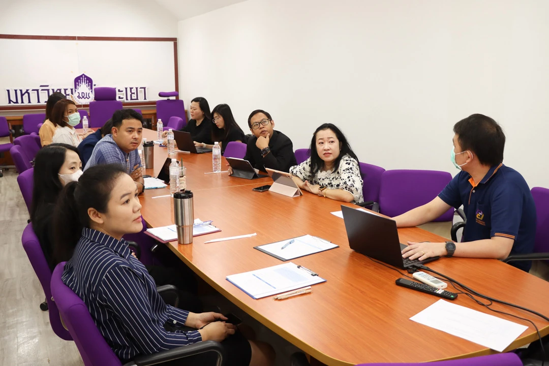 Planning Division Holds Meeting to Review and Update ITA Public Disclosure Data for University of Phayao for Fiscal Year 2024, in Collaboration with Related Departments