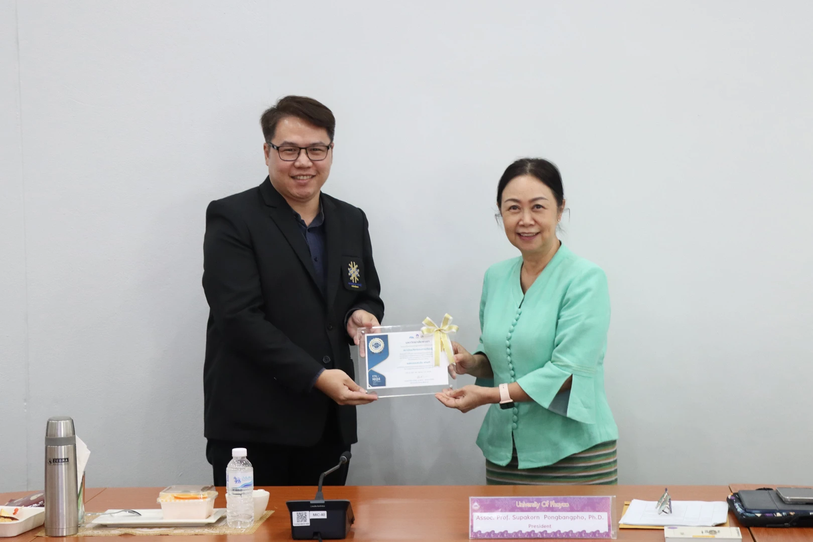 Planning Division Holds the 13th Risk Management Committee Meeting (3/2567) and Presents Certificates to Units with Satisfactory UP ITA Evaluation for Fiscal Year 2024