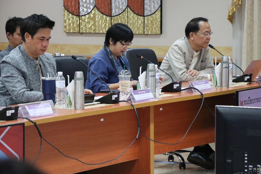 The University of Phayao held its 11th meeting of the Risk Management, Internal Control, and Transparency Committee (1/2567) on February 12, 2024. The meeting, organized by the Planning Division, focused on promoting the No Gift Policy in official duties and reviewing the University’s Integrity and Transparency Assessment (ITA) data for the fiscal year 2024.