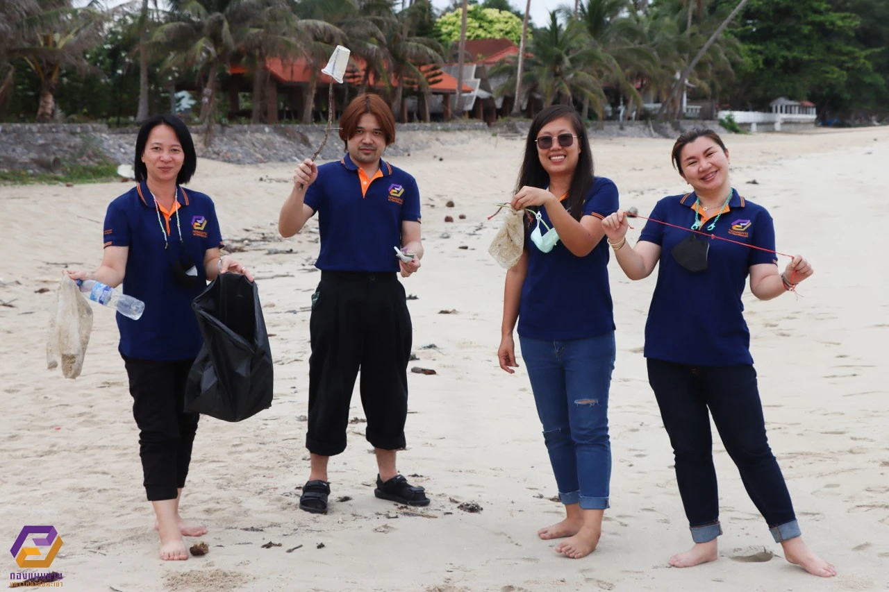 The Planning Division of the University of Phayao Organized a Knowledge Development Project for Excellence and Corporate Social Responsibility (CSR) Activities for Volunteer Coastal Waste Management and Landscape Development