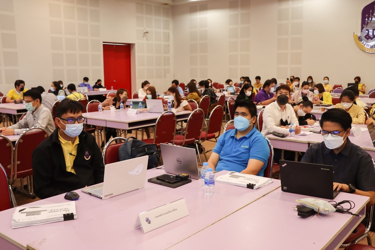 Department of Planning, University of Phayao Organize training courses “Workshop to Understand Criteria and Link to Organizational Outline and Related Outcomes” from May 30 – June 1, 2022.