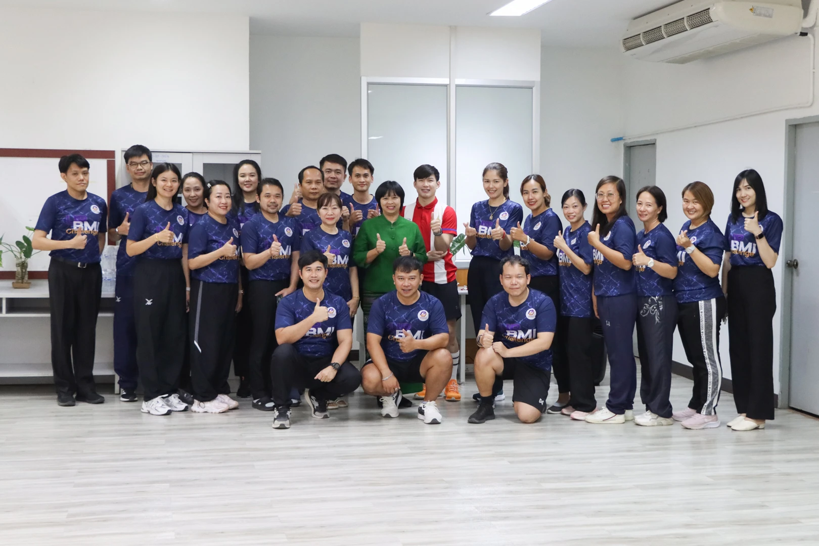 The Planning Division Concludes the Aerobic Dance Activity and Presents Awards to BMI Challenge Winners as Part of the Good Health and Well-Being Program