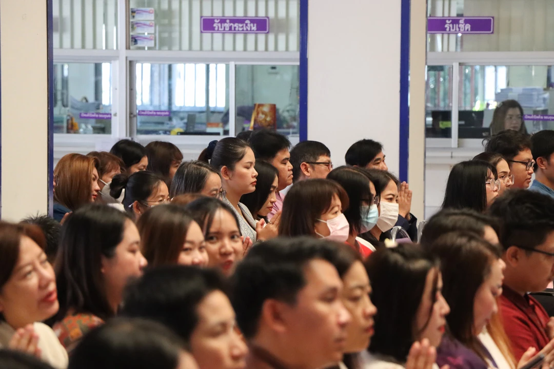 The Planning Division Participates in the New Year's Blessing Ceremony "Huem Boon, Khun Pee Mai, Hoi Duang Jai Jao UP" for the Year 2024