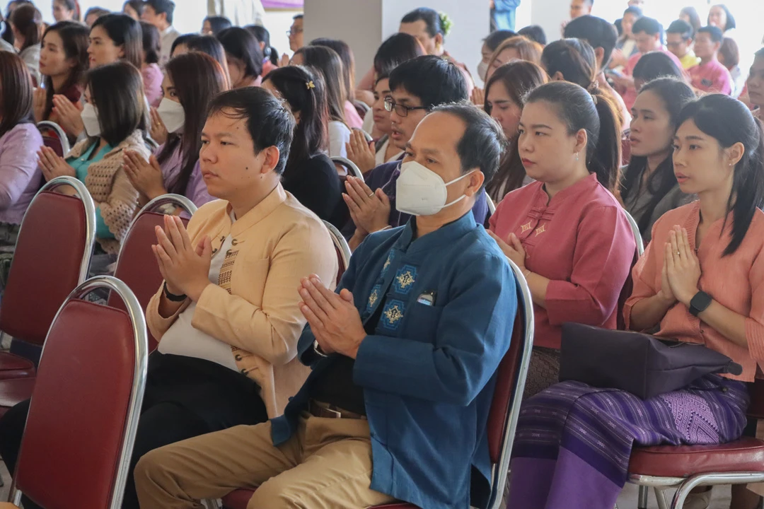 The Planning Division Participates in the New Year's Blessing Ceremony "Huem Boon, Khun Pee Mai, Hoi Duang Jai Jao UP" for the Year 2024