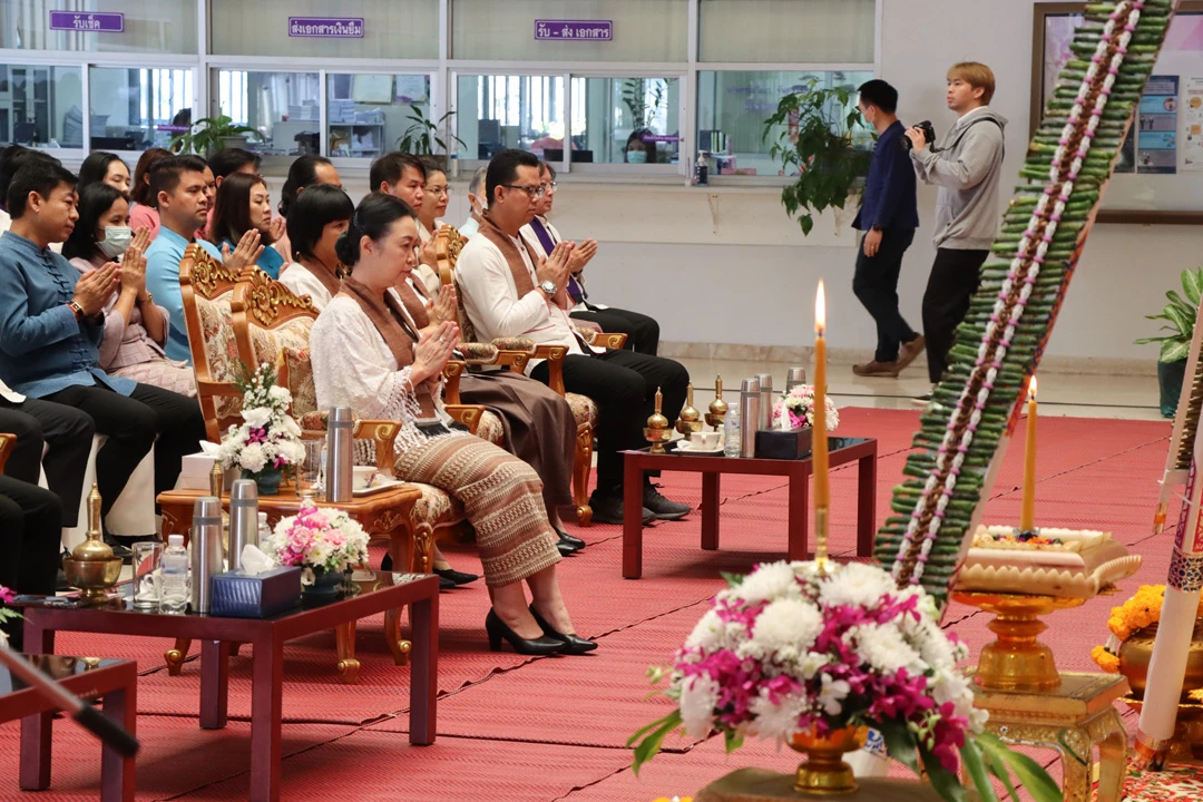 The Planning Division Participates in the New Year's Blessing Ceremony "Huem Boon, Khun Pee Mai, Hoi Duang Jai Jao UP" for the Year 2024