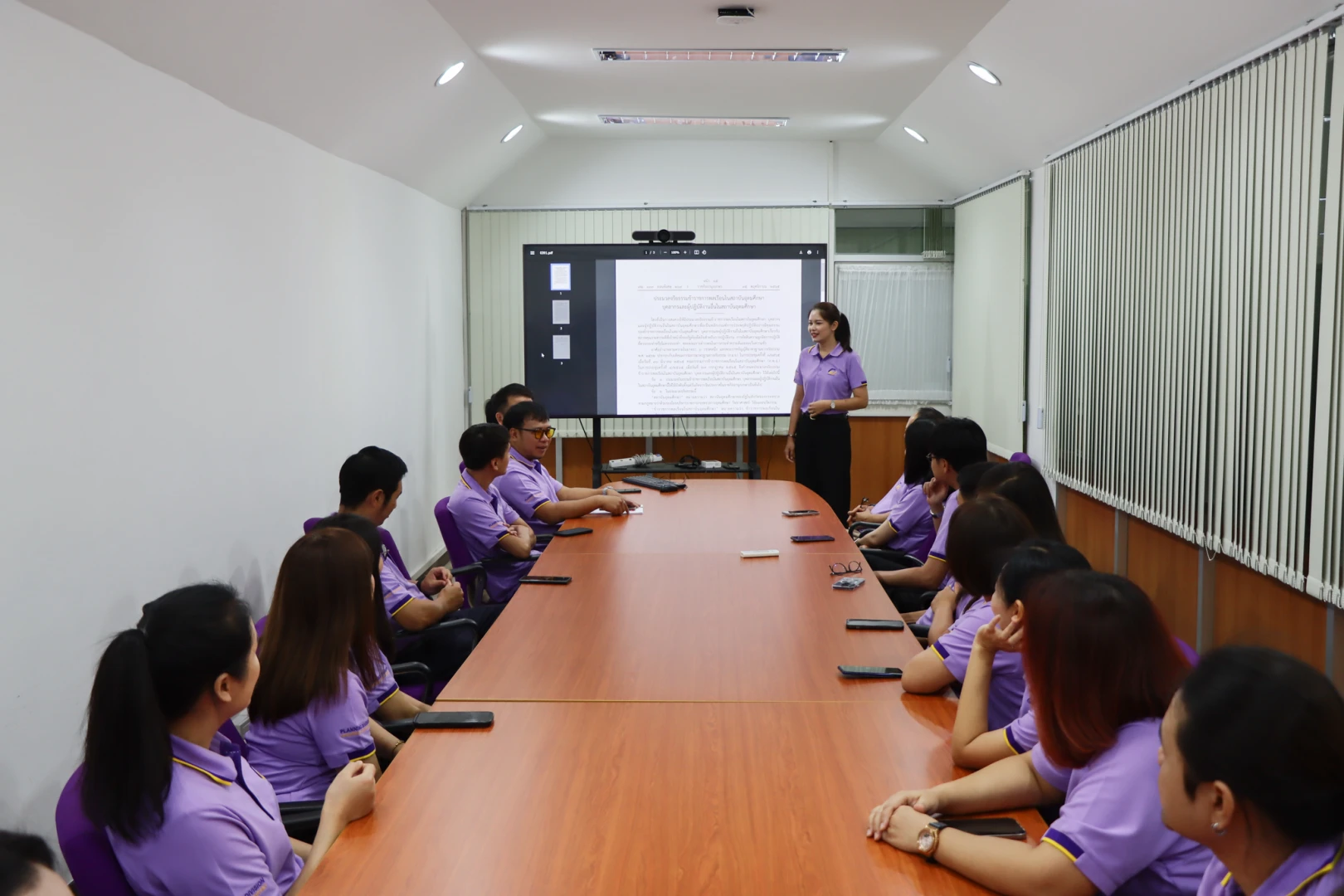 Planning Division Organizes Activities to Instill Organizational Culture Under the No Gift Policy and Raise Awareness of Ethics in the Workplace and Proper Use of Government Assets