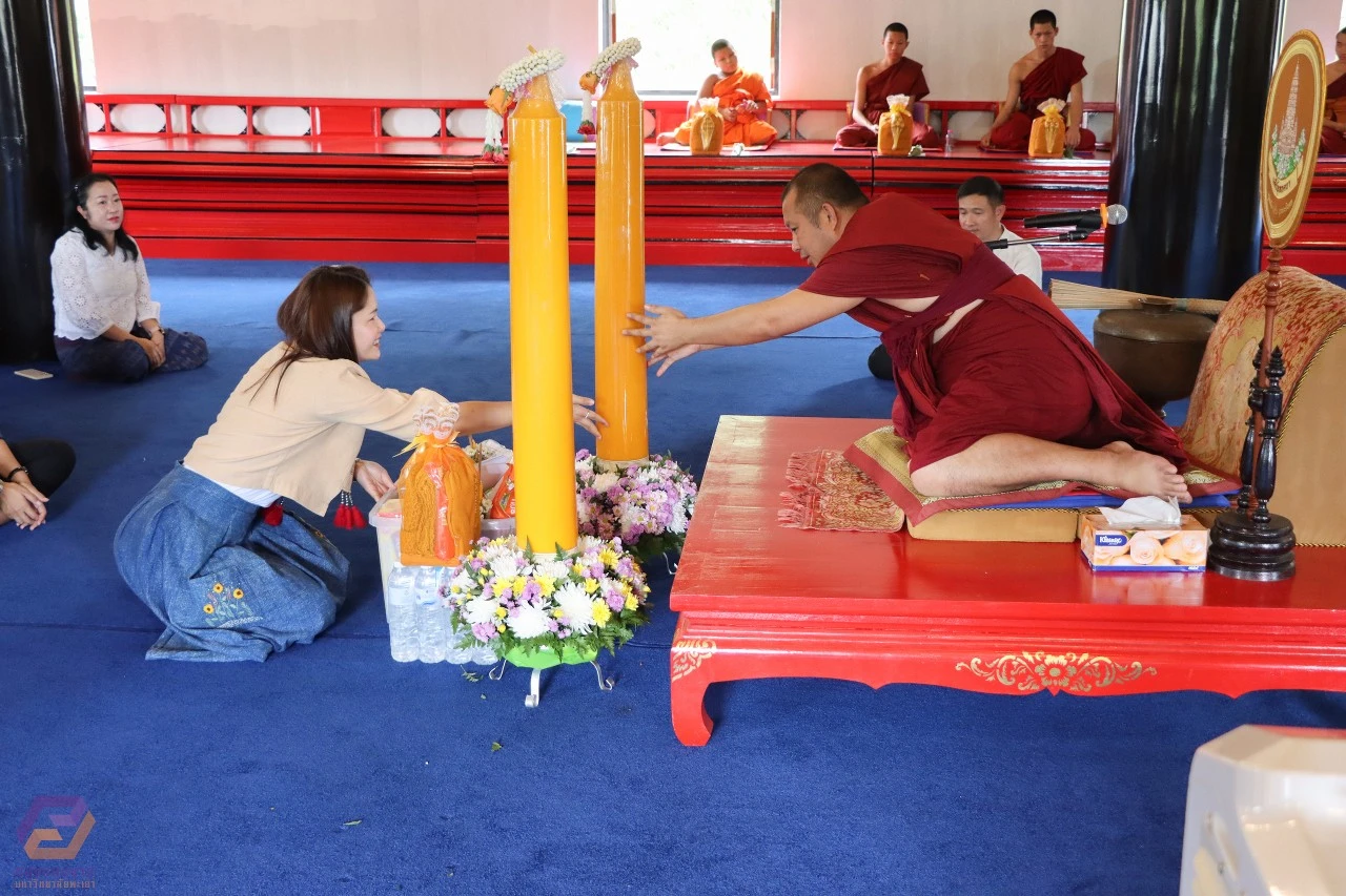 The Planning Division Organized a Project to Strengthen Ethics and Good Governance in the Organization and Continued the Tradition of Offering Candle for Buddhist Lent