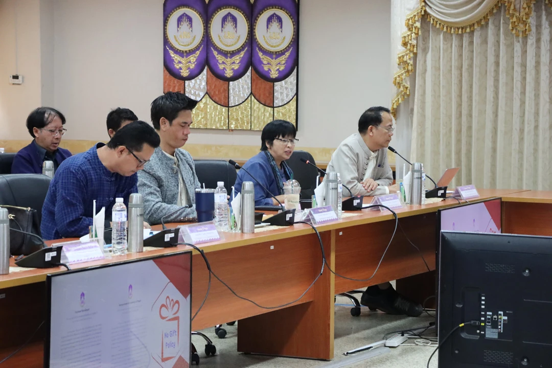 The University of Phayao held its 11th meeting of the Risk Management, Internal Control, and Transparency Committee (1/2567) on February 12, 2024. The meeting, organized by the Planning Division, focused on promoting the No Gift Policy in official duties and reviewing the University’s Integrity and Transparency Assessment (ITA) data for the fiscal year 2024.