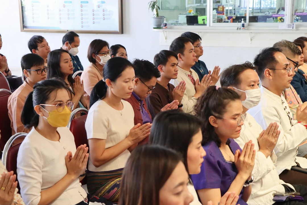 The Planning Division Participates in the New Year's Blessing Ceremony "Huem Boon, Khun Pee Mai, Hoi Duang Jai Jao UP" for the Year 2024