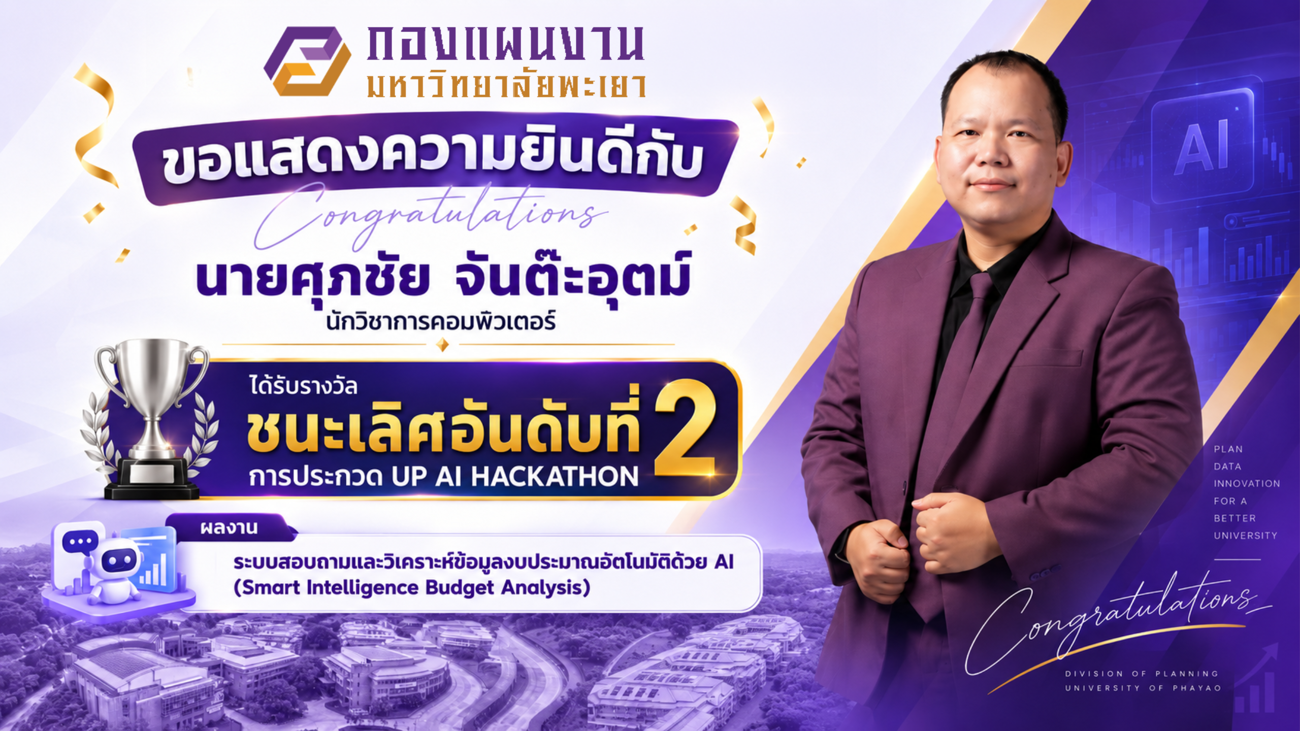 กองแผนงาน มหาวิทยาลัยพะเยา