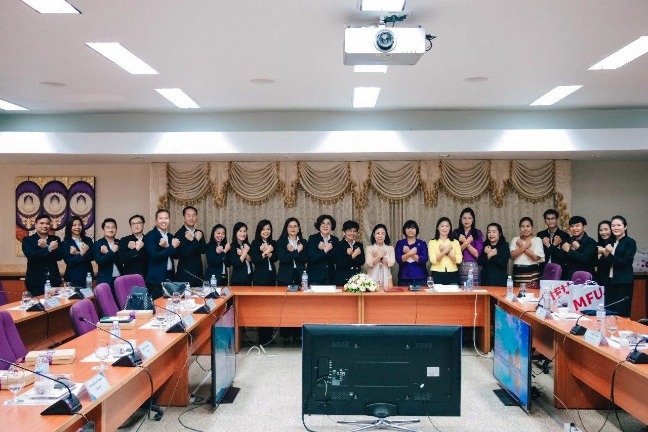 กองแผนงาน มหาวิทยาลัยพะเยา ต้อนรับอธิการบดี ผู้บริหารและคณะศึกษาดูงาน มหาวิทยาลัยแม่ฟ้าหลวง