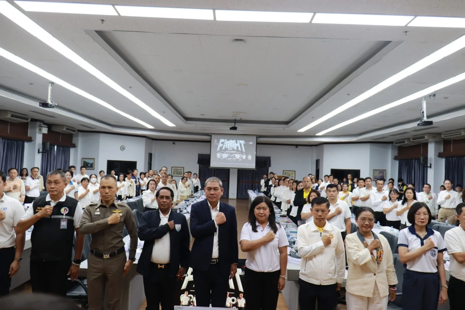 มหาวิทยาลัยพะเยา เข้าร่วมงานวันต่อต้านคอร์รัปชันสากล (ประเทศไทย) International Anti-Corruption Day ร่วมกับภาคีเครือข่ายจังหวัดพะเยา ณ ศาลากลางจังหวัดพะเยา