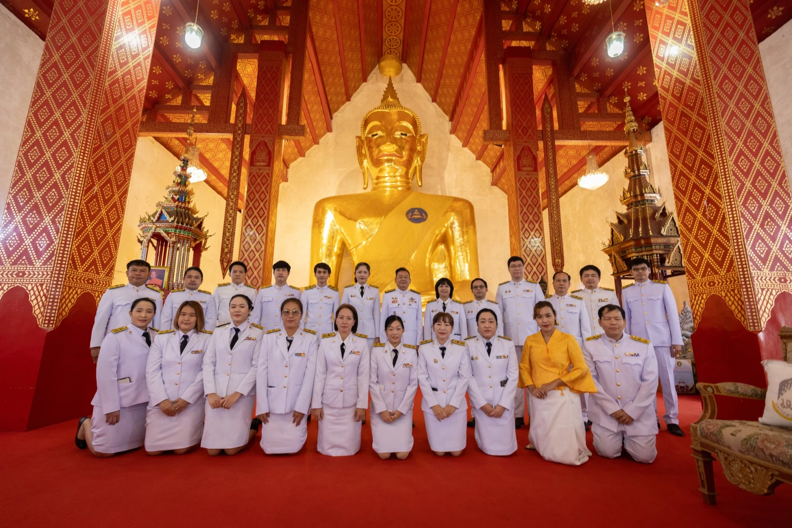 กองแผนงาน มหาวิทยาลัยพะเยา เข้าร่วมถวายผ้าพระกฐินพระราชทาน ประจำปี 2567 ณ วัดศรีโคมคำ พระอารามหลวง จังหวัดพะเยา