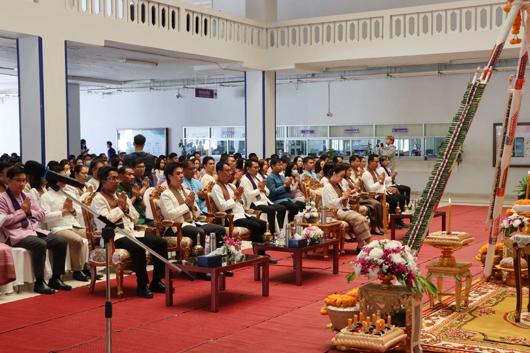 กองแผนงาน ร่วมพิธีทำบุญเนื่องในวันขึ้นปีใหม่ “ฮ่วมบุญ ขึ้นปี๋ใหม่ ฮ้อยดวงใจ จาว ม.พะเยา” ประจำปี พ.ศ. 2567