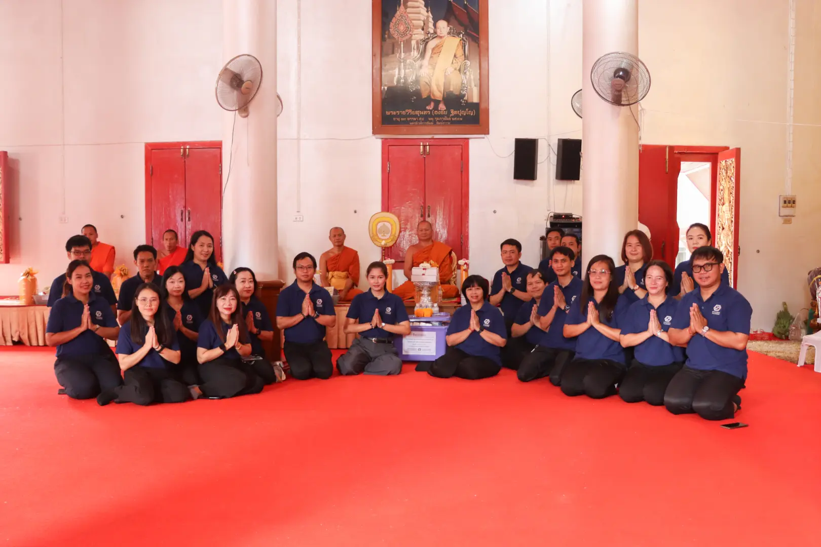 กองแผนงาน ดำเนินโครงการเสริมสร้างความเข้มแข็งด้านคุณธรรมและธรรมาภิบาลในหน่วยงาน และร่วมสืบสานประเพณีถวายเทียนพรรษา