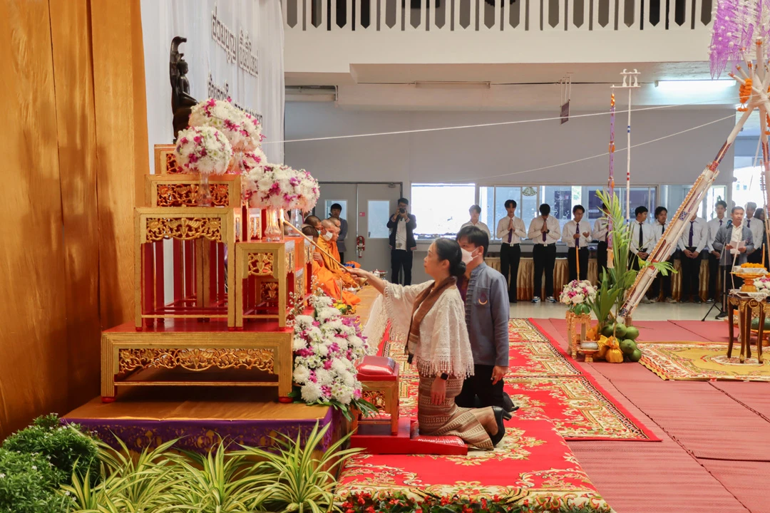 กองแผนงาน ร่วมพิธีทำบุญเนื่องในวันขึ้นปีใหม่ “ฮ่วมบุญ ขึ้นปี๋ใหม่ ฮ้อยดวงใจ จาว ม.พะเยา” ประจำปี พ.ศ. 2567