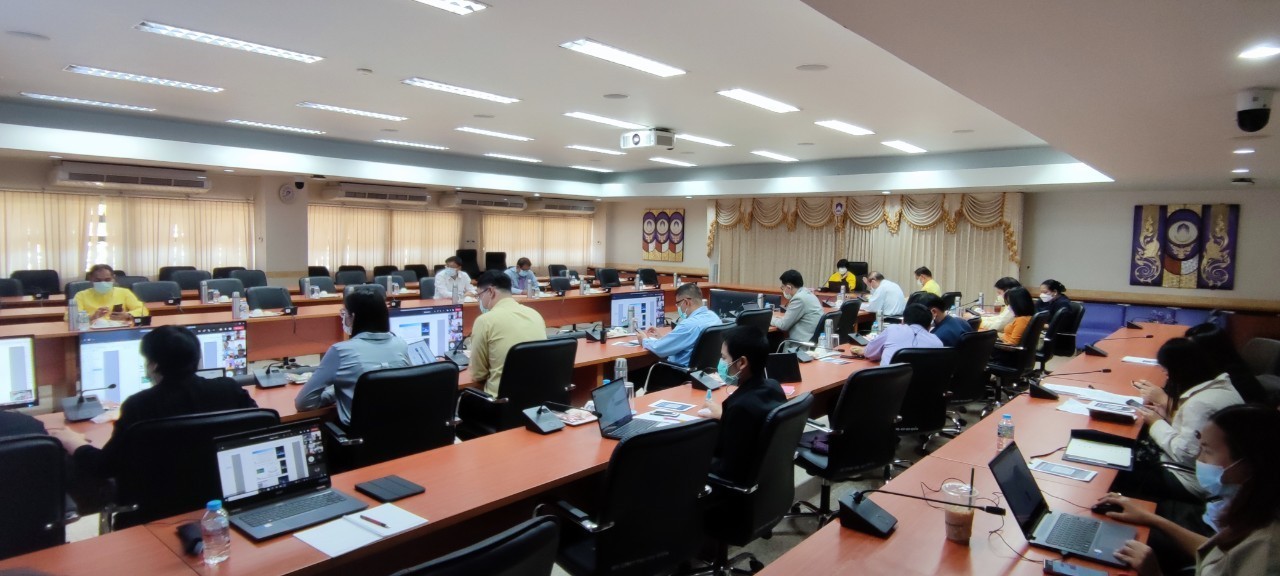 ประชุมคณะกรรมการบริหารพัฒนาคุณภาพองค์กร ของมหาวิทยาลัยพะเยา ครั้งที่ 1/2565