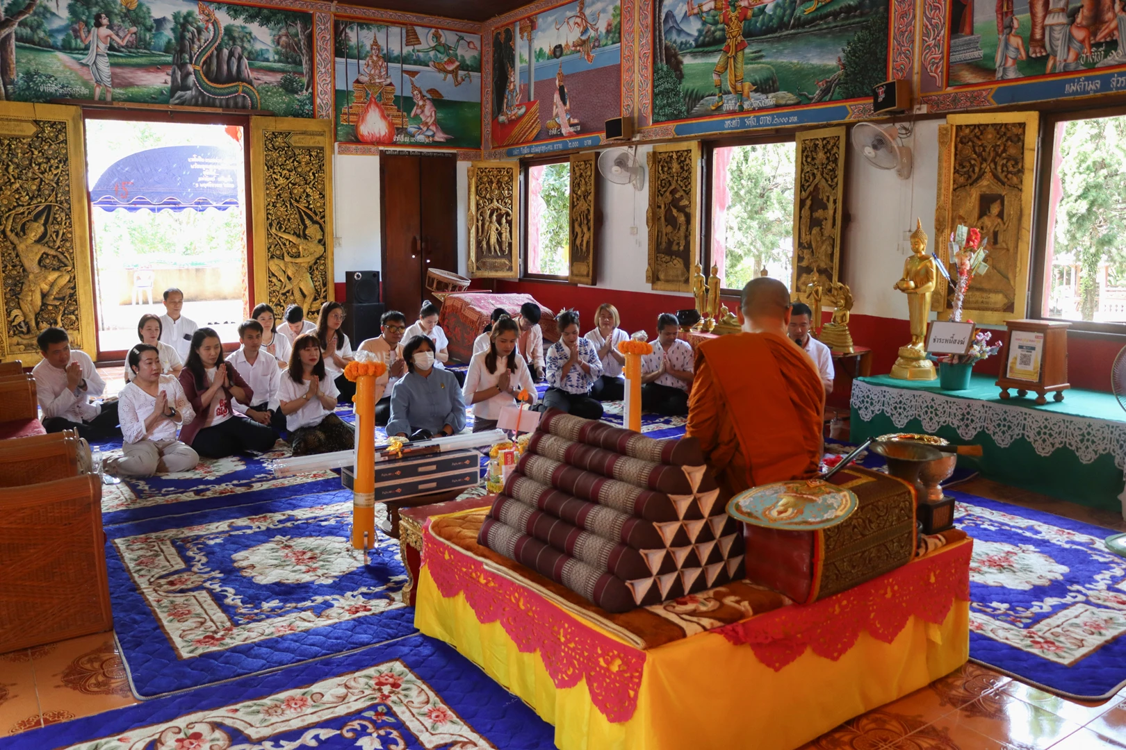 กองแผนงาน จัดโครงการเสริมสร้างความเข้มแข็งด้านคุณธรรมและธรรมาภิบาลในหน่วยงาน และร่วมสืบสานประเพณีถวายเทียนพรรษา ประจำปีงบประมาณ พ.ศ. 2567