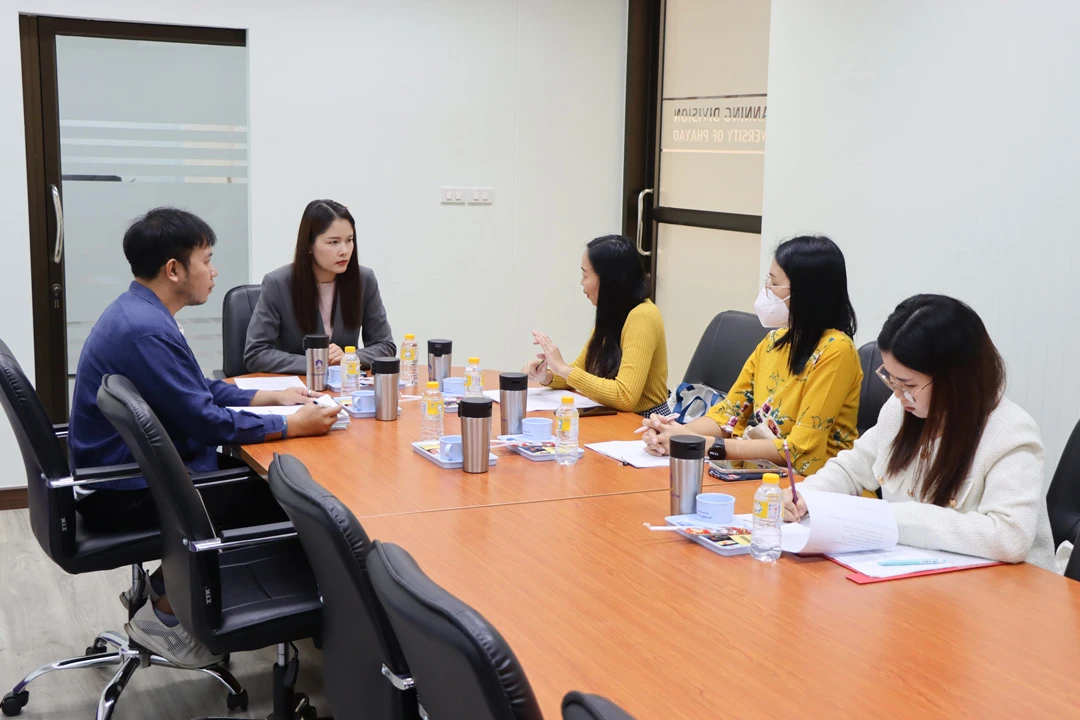 กองแผนงานให้การต้อนรับบุคลากรจากหน่วยตรวจสอบภายใน เพื่อดำเนินงานตรวจสอบการดำเนินงานของกองแผนงาน