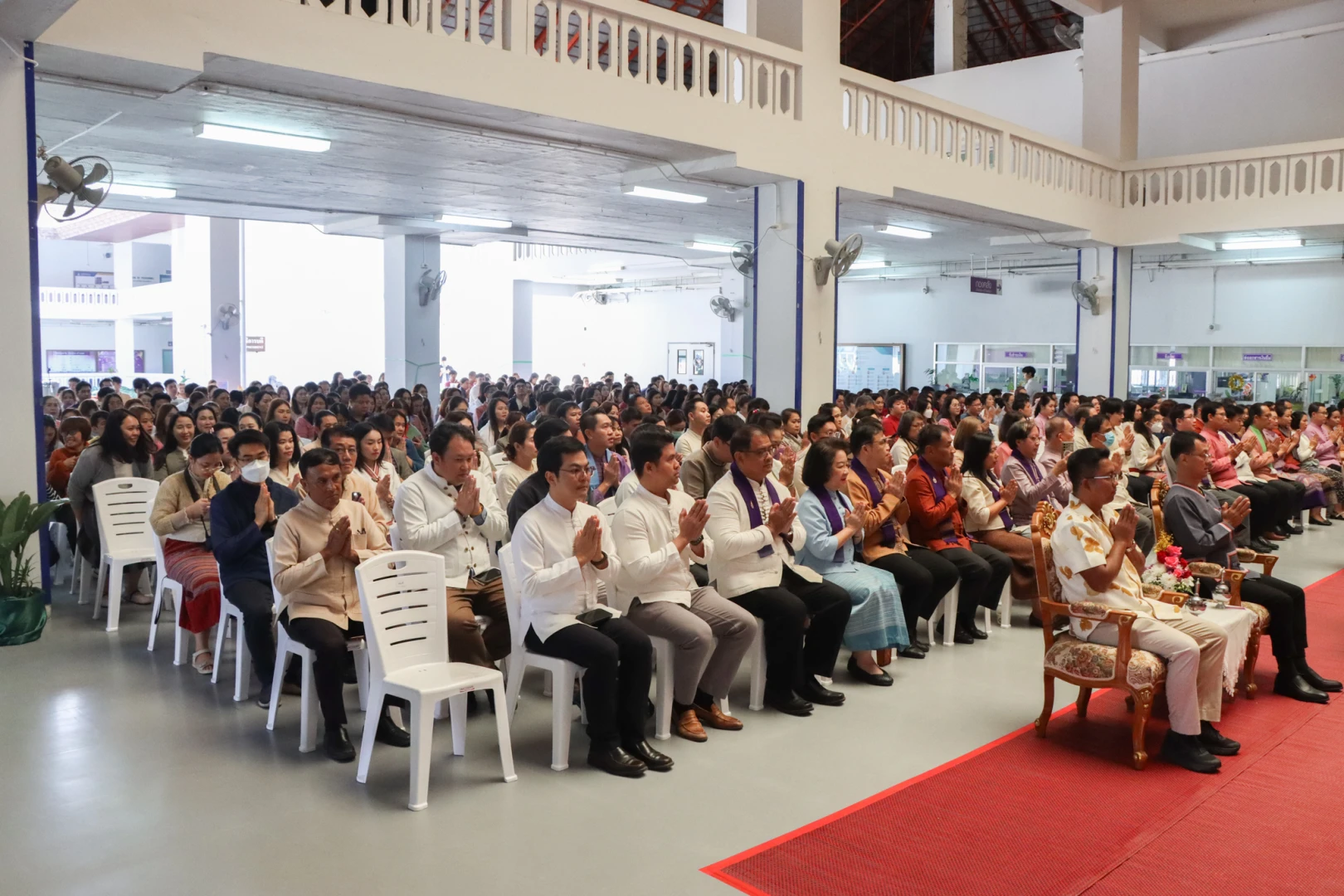 กองแผนงาน มหาวิทยาลัยพะเยา ร่วมพิธีทำทำบุญเนื่องในวันปีใหม่ ประจำปี พ.ศ. 2568 มหาวิทยาลัยพะเยา