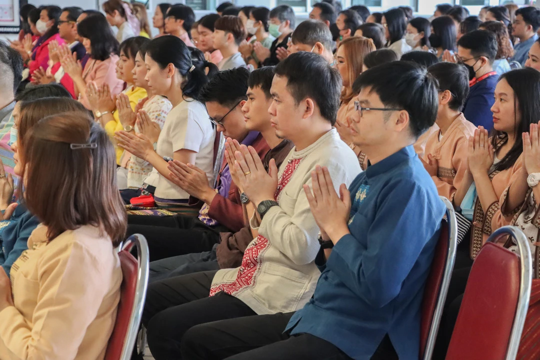 กองแผนงาน ร่วมพิธีทำบุญเนื่องในวันขึ้นปีใหม่ “ฮ่วมบุญ ขึ้นปี๋ใหม่ ฮ้อยดวงใจ จาว ม.พะเยา” ประจำปี พ.ศ. 2567