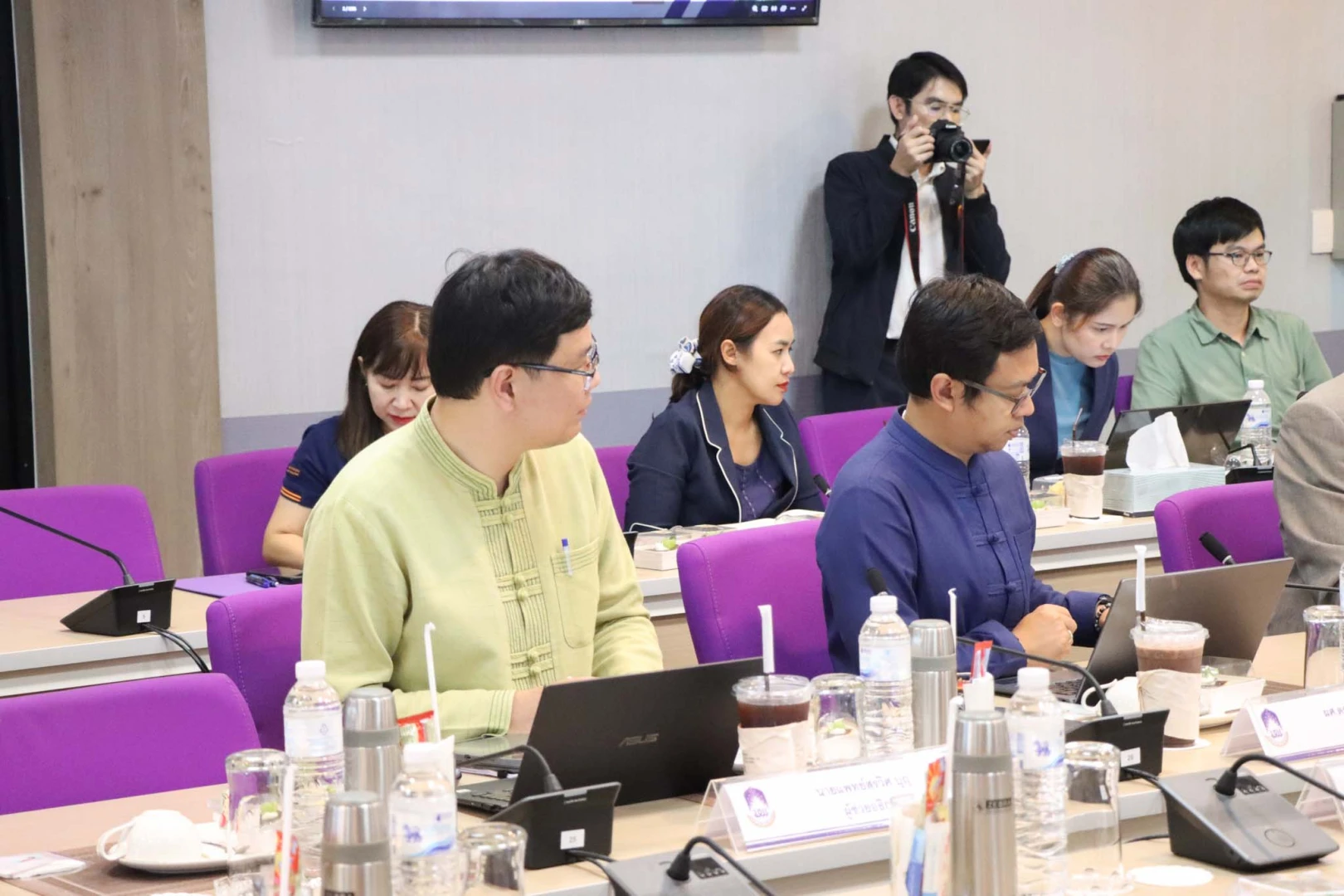 กรรมการสภามหาวิทยาลัยพะเยาผู้ทรงคุณวุฒิ เข้าตรวจเยี่ยมการดำเนินงานและการใช้จ่ายงบประมาณของโรงพยาบาลมหาวิทยาลัยพะเยา