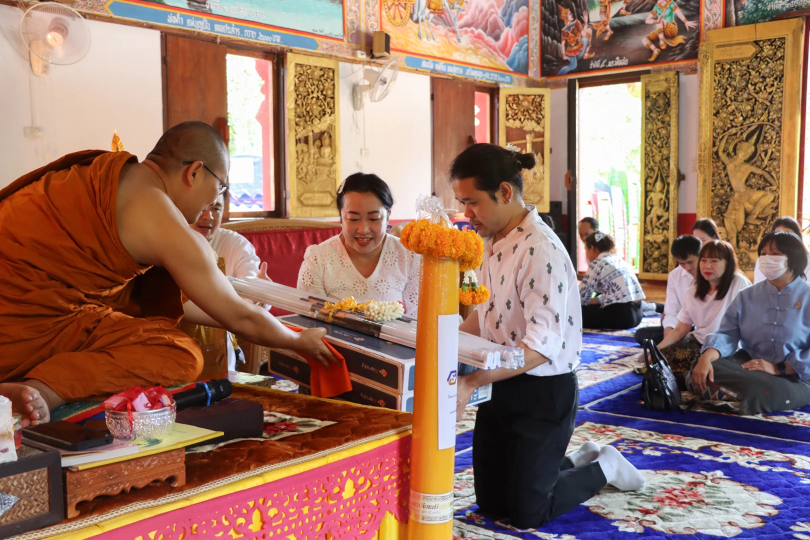 กองแผนงาน จัดโครงการเสริมสร้างความเข้มแข็งด้านคุณธรรมและธรรมาภิบาลในหน่วยงาน และร่วมสืบสานประเพณีถวายเทียนพรรษา ประจำปีงบประมาณ พ.ศ. 2567