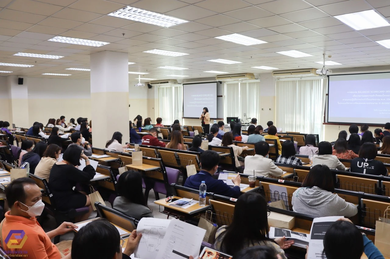 กองแผนงานจัดโครงการอบรม Balance Score Card (BSC) เพื่อรายงานผลความสำเร็จของโครงการตามแผนปฏิบัติการประจำปีงบประมาณ พ.ศ. 2566 ในระบบบริหารจัดการแผนและงบประมาณ (e-Budget)