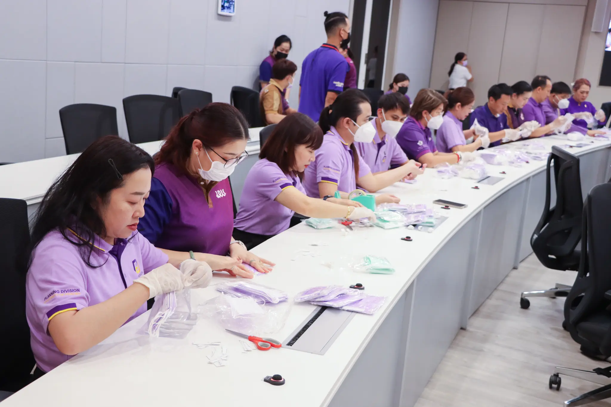 กองแผนงานเข้าร่วมพิธีถวายพระพรชัยมงคล เนื่องในโอกาสวันคล้ายวันพระราชสมภพ สมเด็จพระกนิษฐาธิราชเจ้า กรมสมเด็จพระเทพรัตนราชสุดา ฯ สยามบรมราชกุมารี