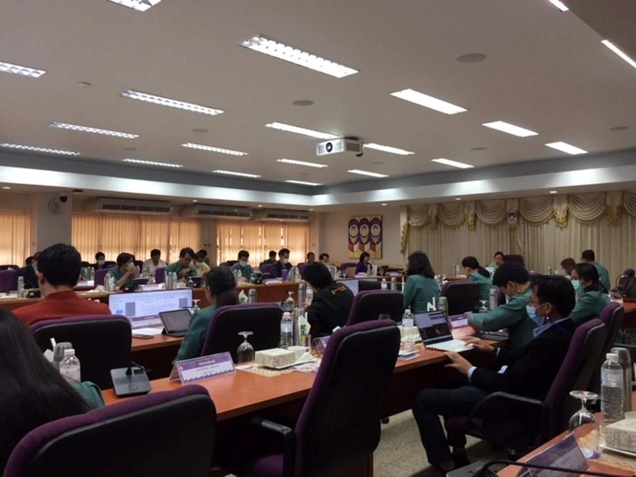 คณะผู้บริหารมหาวิทยาลัยพะเยา เข้าร่วมการประชุมคณะกรรมการอำนวยการฯ ITA ประจำปีงบประมาณ พ.ศ.2564