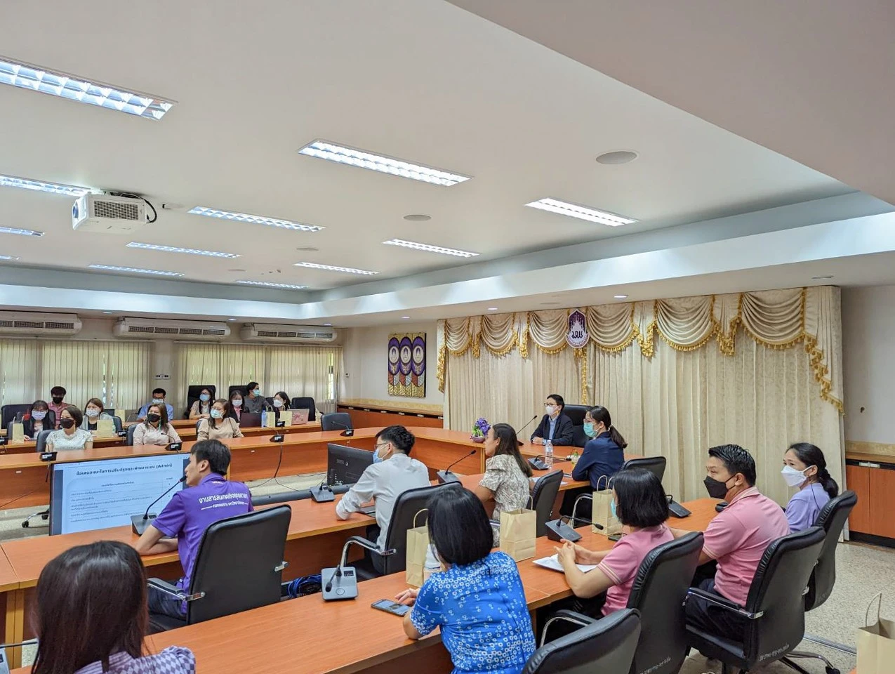 กองแผนงานจัดโครงการแลกเปลี่ยนเรียนรู้ด้านระบบบริหารจัดการแผนและงบประมาณ (KM ระบบ e-Budget) ครั้งที่ 1/2565