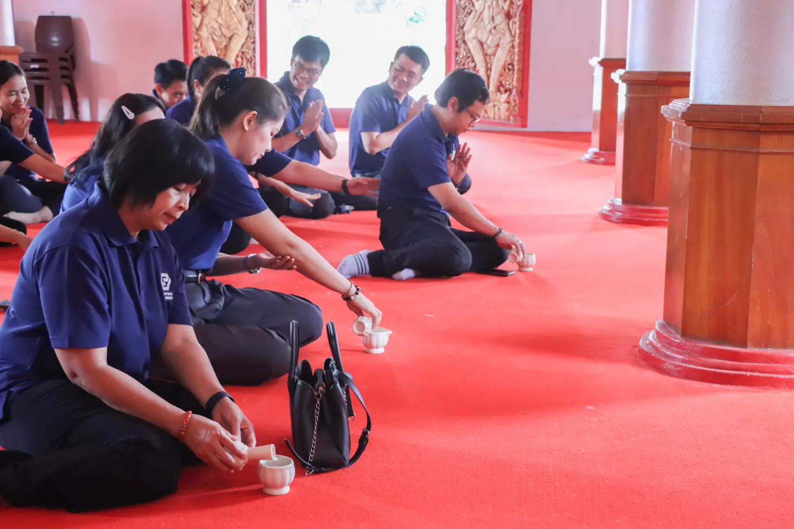 กองแผนงาน ดำเนินโครงการเสริมสร้างความเข้มแข็งด้านคุณธรรมและธรรมาภิบาลในหน่วยงาน และร่วมสืบสานประเพณีถวายเทียนพรรษา