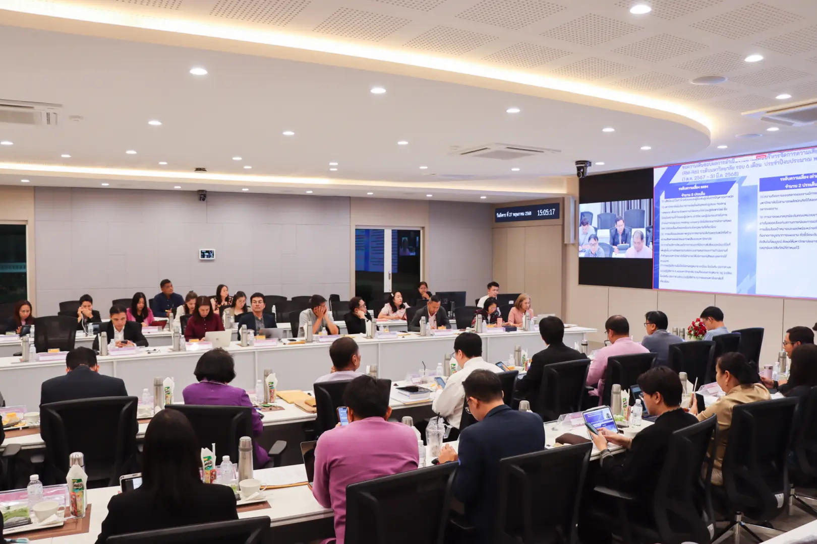 กองแผนงาน จัดประชุมคณะกรรมการดำเนินงานบริหารความเสี่ยงฯ ครั้งที่ 16 (2/2568) พร้อมมอบเกียรติบัตรแก่หน่วยงานที่มีผลการประเมิน UP ITA ปีงบประมาณ พ.ศ. 2568 เป็นไปตามเกณฑ์ฯ