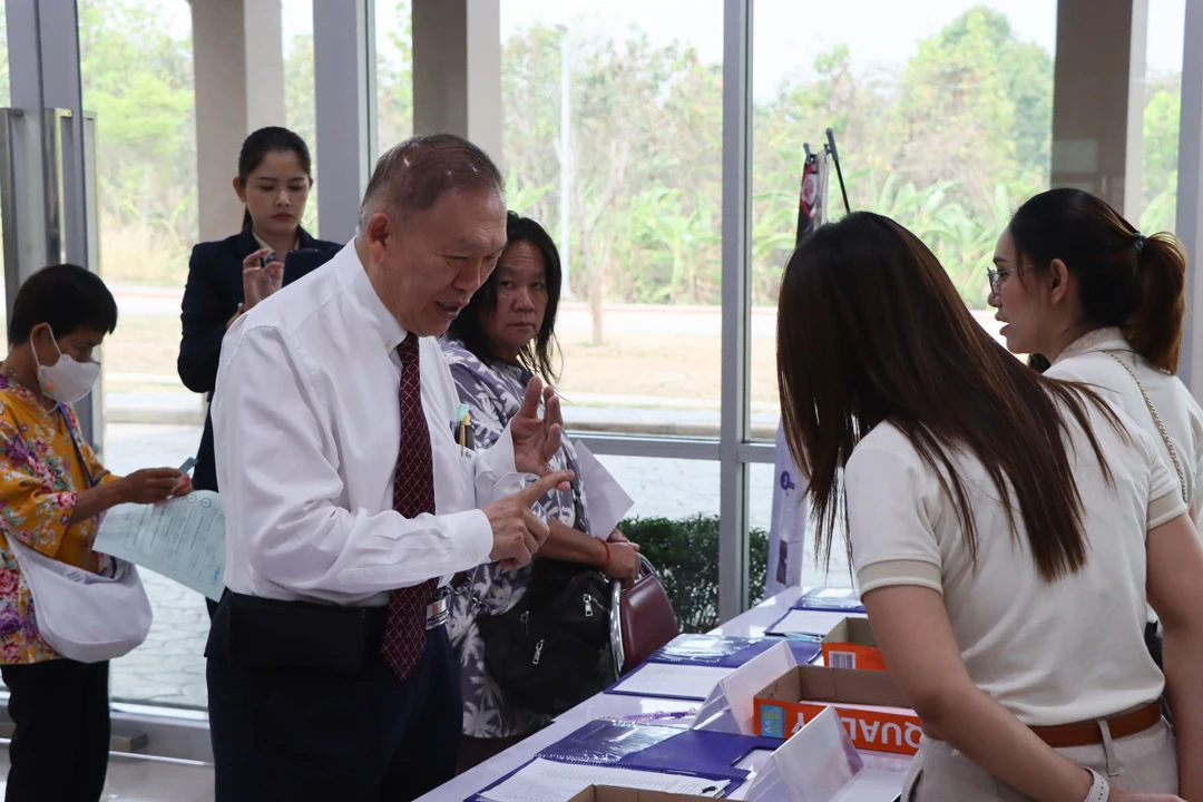 กิจกรรม kick-off โครงการภายใต้แผนการดำเนินงานเตรียมความพร้อม เพื่อรองรับสังคมผู้สูงอายุ ประจำปีงบประมาณ พ.ศ. 2567 มหาวิทยาลัยพะเยา