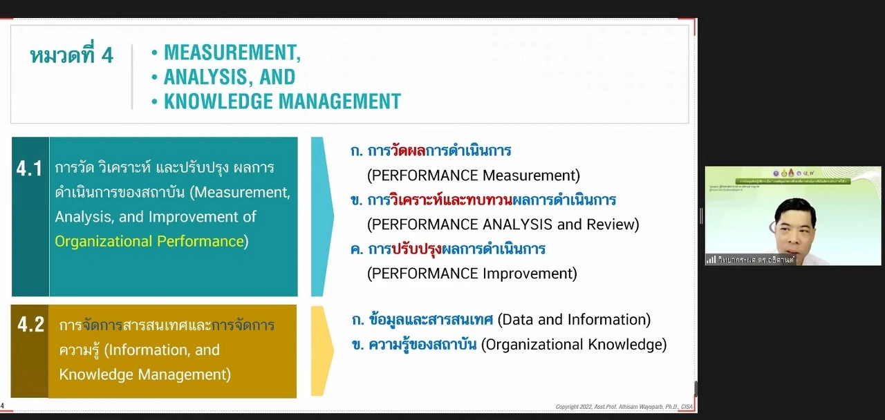 กองแผนงาน พร้อมด้วยคณะผู้บริหารและบุคลากร มหาวิทยาลัยพะเยา เข้าร่วมประชุมเชิงปฏิบัติการ เรื่อง “เกณฑ์คุณภาพการศึกษาเพื่อการดำเนินการที่เป็นเลิศ (EdPEx)” ครั้งที่ 3 “หัวข้อ หมวด 3-4 และผลลัพธ์ที่เกี่ยวข้อง” ผ่านสื่ออิเล็กทรอนิกส์ ระบบ ZOOM