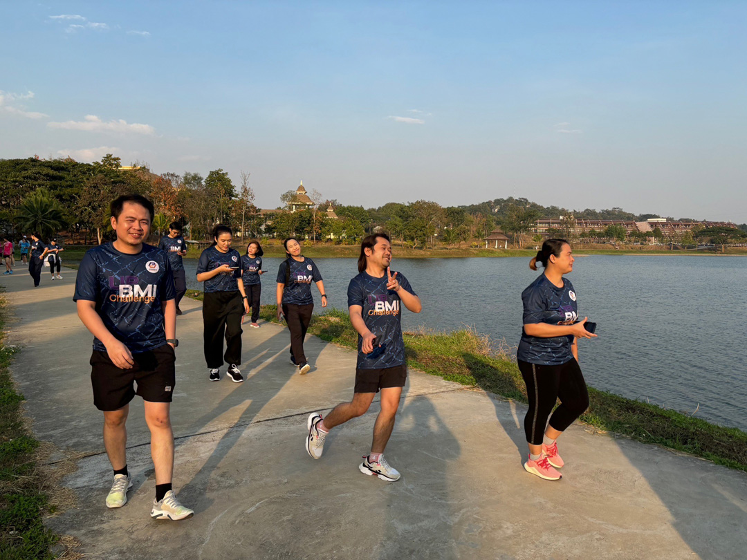 กองแผนงาน จัดกิจกรรม เดิน-วิ่ง เก็บระยะทาง โครงการเสริมสร้างสุขภาวะที่ดีในองค์กร (Good Health and Well – Being : BMI Challenge)