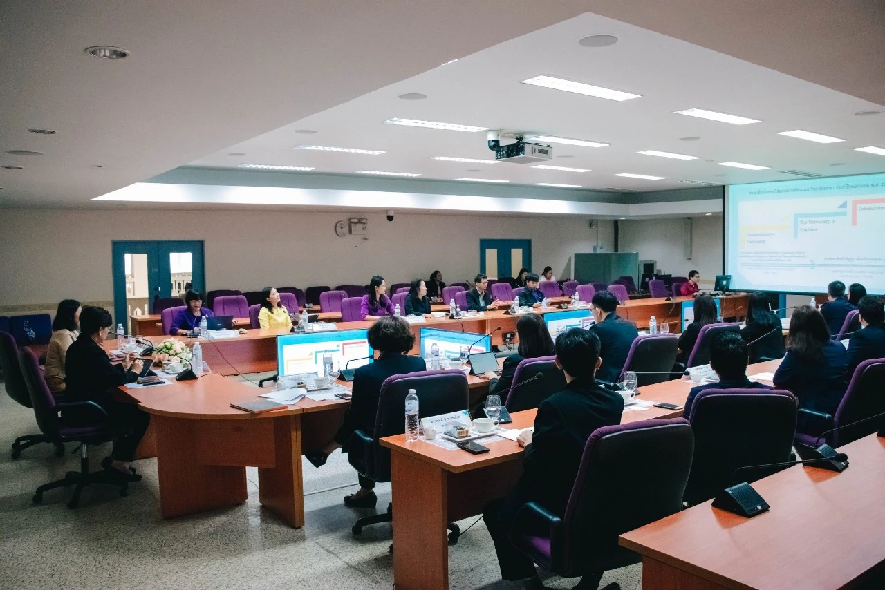 กองแผนงาน มหาวิทยาลัยพะเยา ต้อนรับอธิการบดี ผู้บริหารและคณะศึกษาดูงาน มหาวิทยาลัยแม่ฟ้าหลวง