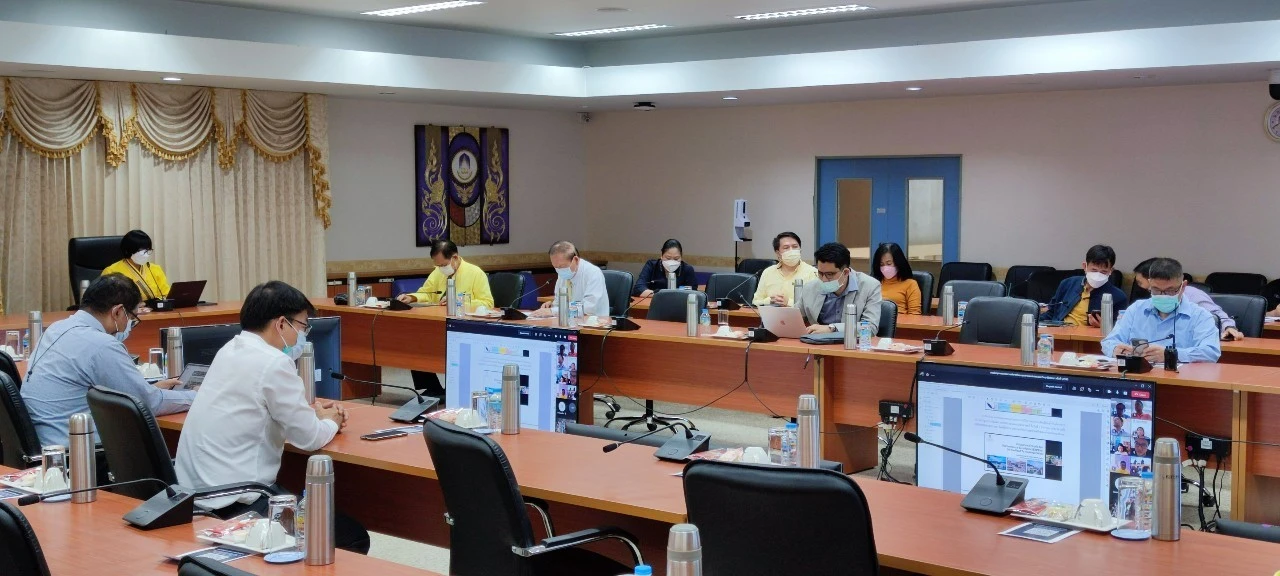 ประชุมคณะกรรมการบริหารพัฒนาคุณภาพองค์กร ของมหาวิทยาลัยพะเยา ครั้งที่ 1/2565