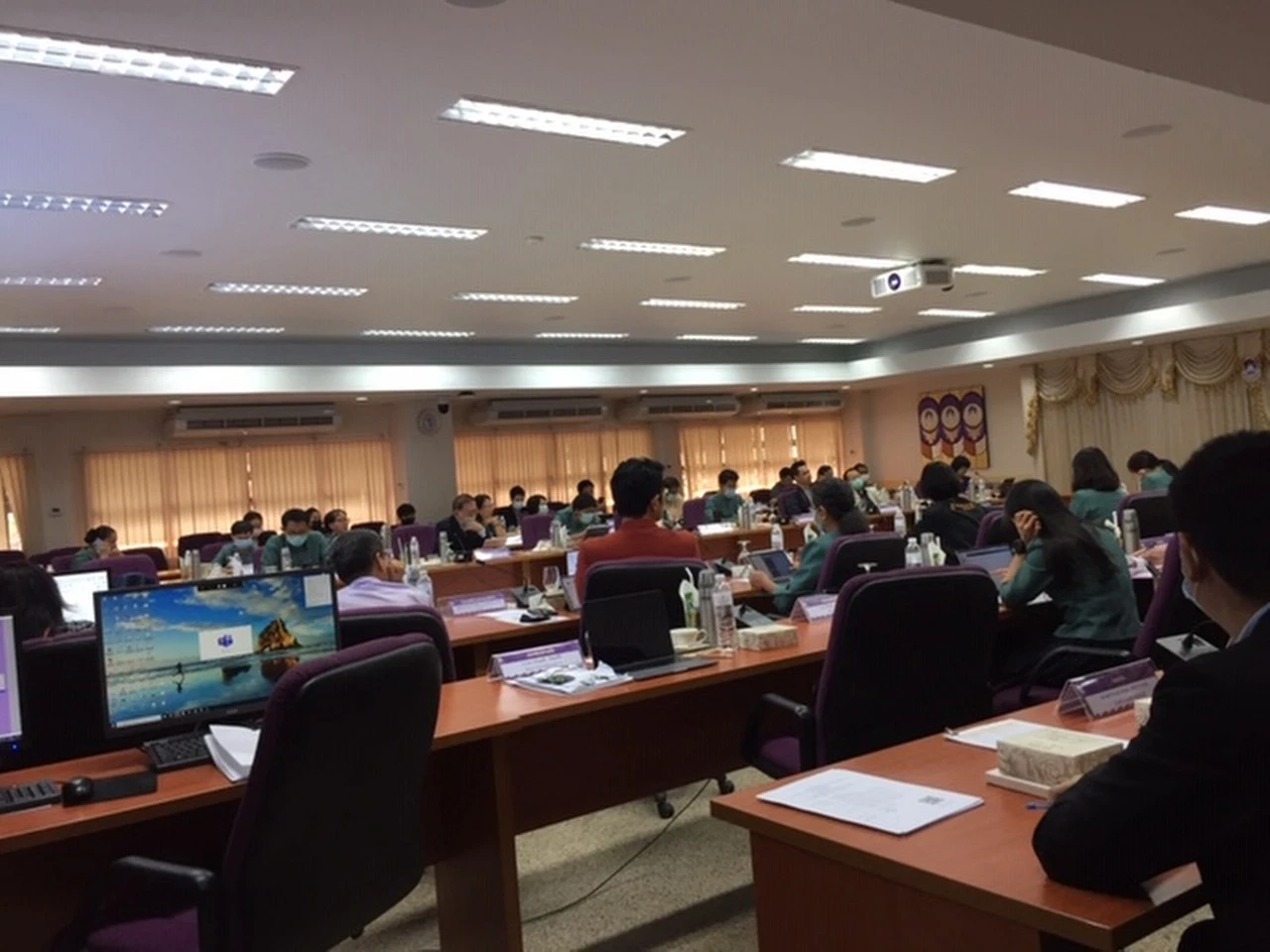 คณะผู้บริหารมหาวิทยาลัยพะเยา เข้าร่วมการประชุมคณะกรรมการอำนวยการฯ ITA ประจำปีงบประมาณ พ.ศ.2564