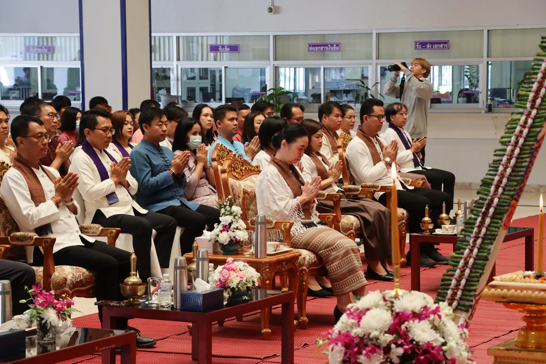 กองแผนงาน ร่วมพิธีทำบุญเนื่องในวันขึ้นปีใหม่ “ฮ่วมบุญ ขึ้นปี๋ใหม่ ฮ้อยดวงใจ จาว ม.พะเยา” ประจำปี พ.ศ. 2567