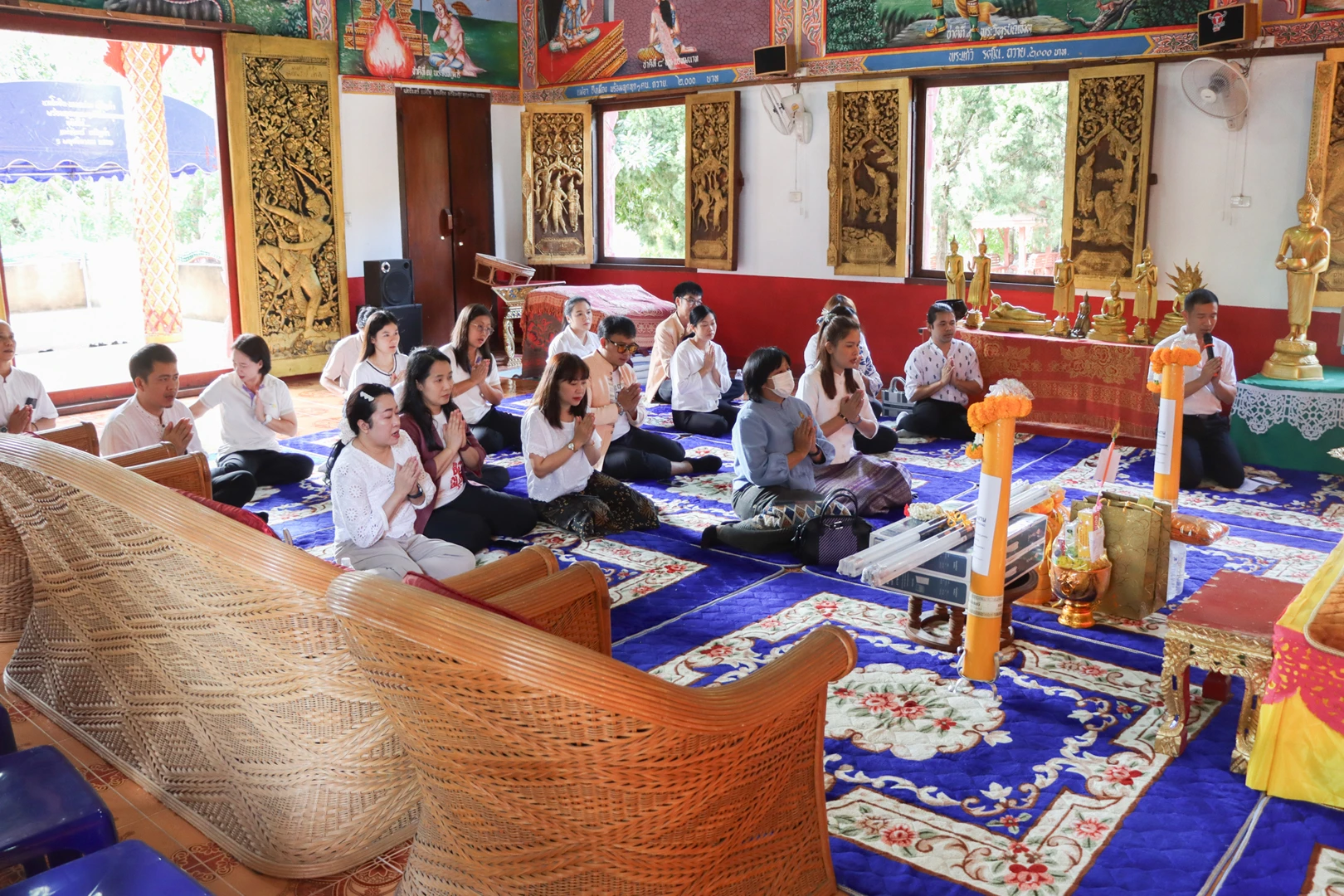 กองแผนงาน จัดโครงการเสริมสร้างความเข้มแข็งด้านคุณธรรมและธรรมาภิบาลในหน่วยงาน และร่วมสืบสานประเพณีถวายเทียนพรรษา ประจำปีงบประมาณ พ.ศ. 2567