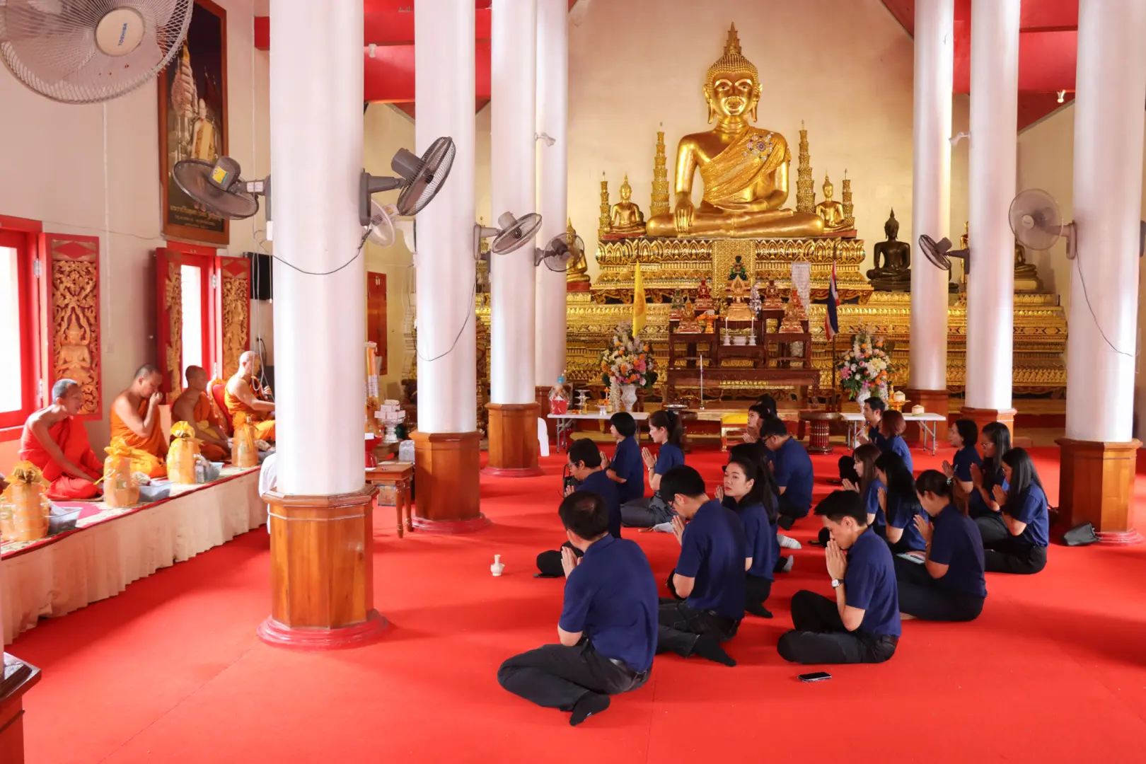 กองแผนงาน ดำเนินโครงการเสริมสร้างความเข้มแข็งด้านคุณธรรมและธรรมาภิบาลในหน่วยงาน และร่วมสืบสานประเพณีถวายเทียนพรรษา