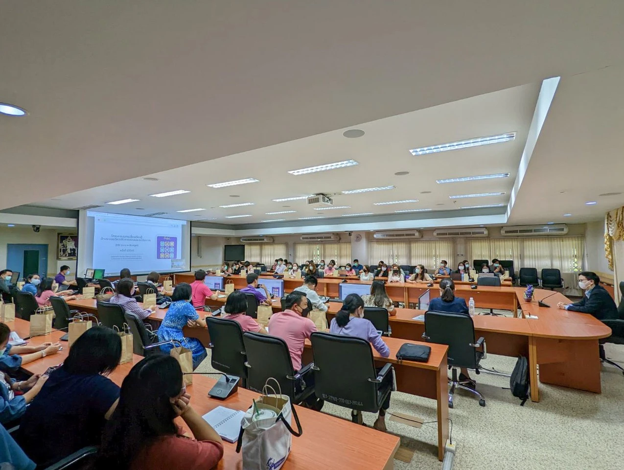 กองแผนงานจัดโครงการแลกเปลี่ยนเรียนรู้ด้านระบบบริหารจัดการแผนและงบประมาณ (KM ระบบ e-Budget) ครั้งที่ 1/2565