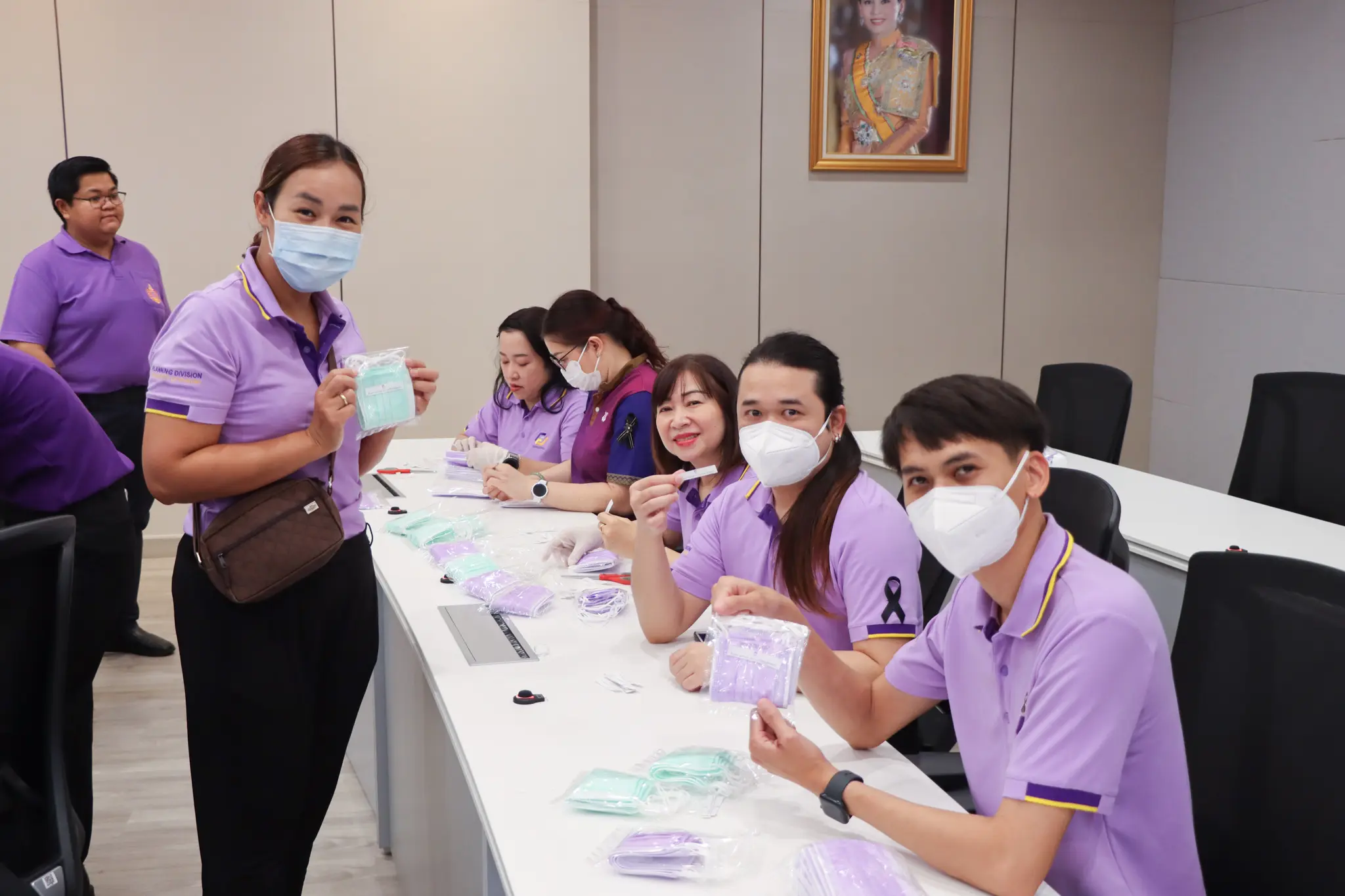 กองแผนงานเข้าร่วมพิธีถวายพระพรชัยมงคล เนื่องในโอกาสวันคล้ายวันพระราชสมภพ สมเด็จพระกนิษฐาธิราชเจ้า กรมสมเด็จพระเทพรัตนราชสุดา ฯ สยามบรมราชกุมารี