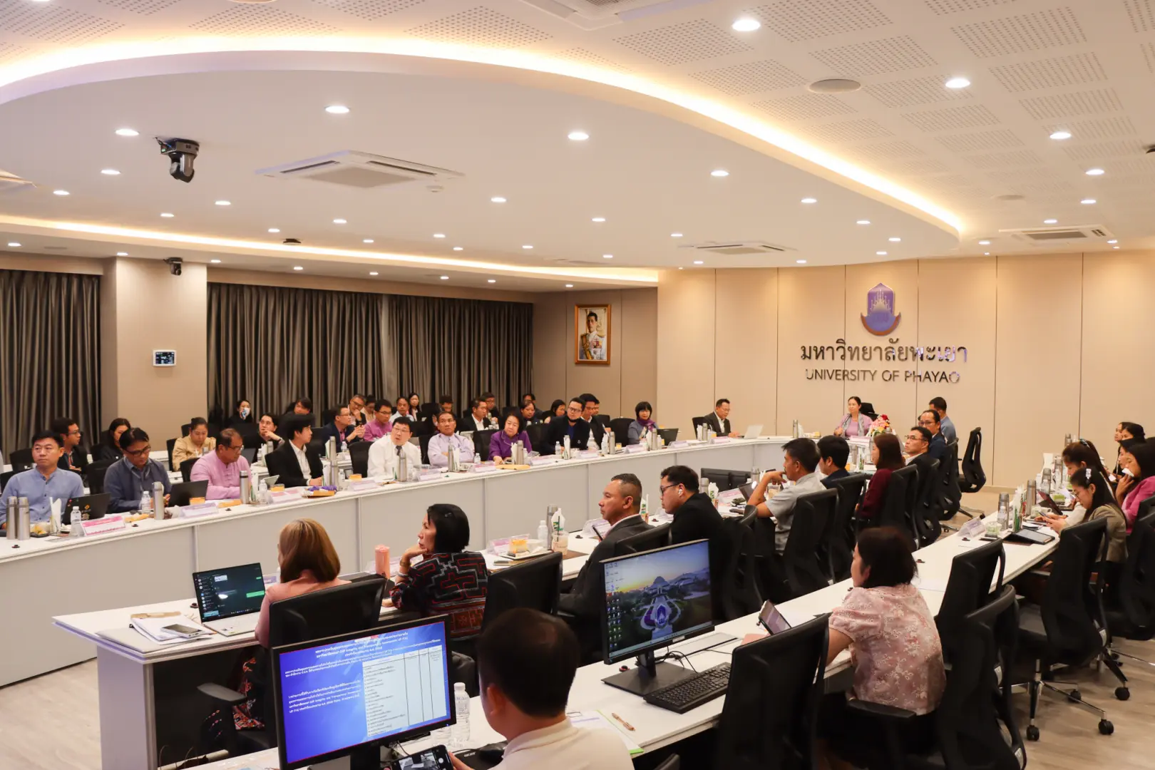 กองแผนงาน จัดประชุมคณะกรรมการดำเนินงานบริหารความเสี่ยงฯ ครั้งที่ 16 (2/2568) พร้อมมอบเกียรติบัตรแก่หน่วยงานที่มีผลการประเมิน UP ITA ปีงบประมาณ พ.ศ. 2568 เป็นไปตามเกณฑ์ฯ