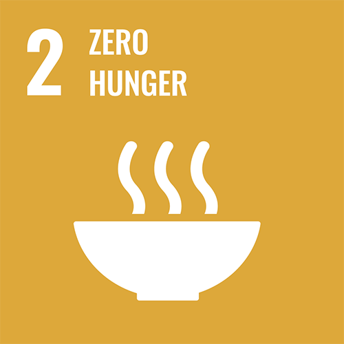 ยุติความหิวโหย บรรลุความมั่นคงทางอาหารและยกระดับโภชนาการ และส่งเสริมเกษตร กรรมที่ยั่งยืน